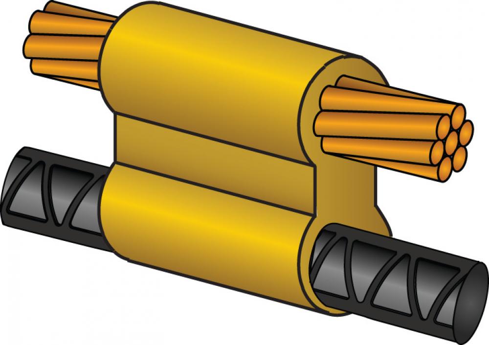 MOLD,CABLE TO REBAR,HORZ PARALLEL THRU CABLE