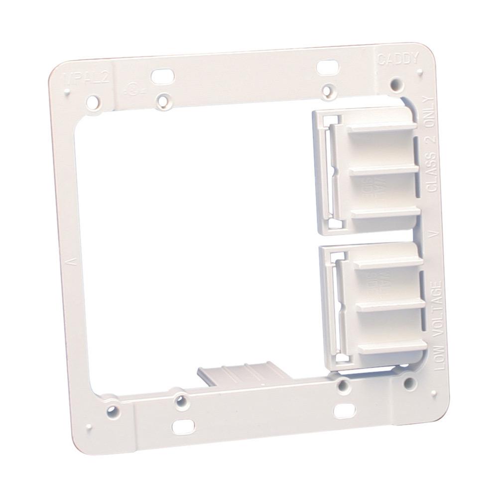 BRACKET,MOUNTING,LOW VOLTDOUBLEGANG PLAST BG OF