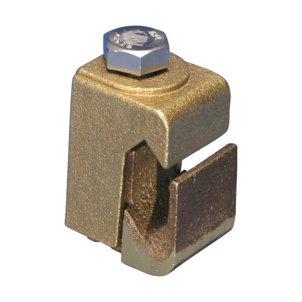 VISE CLAMP, BRONZE, #2 SOL - 2/0 STR