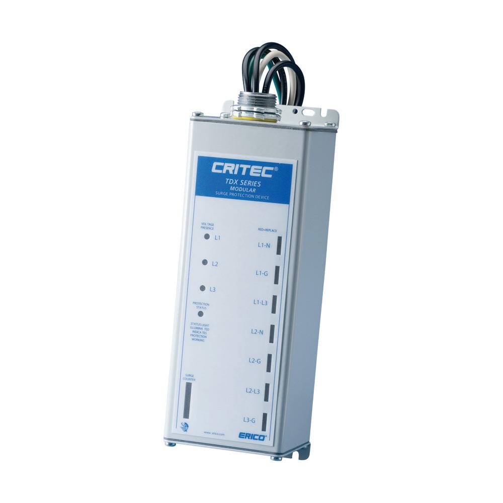PROTECTOR,SURGE,TDX100M,3P,DELTA,480V,3W+G,100KA