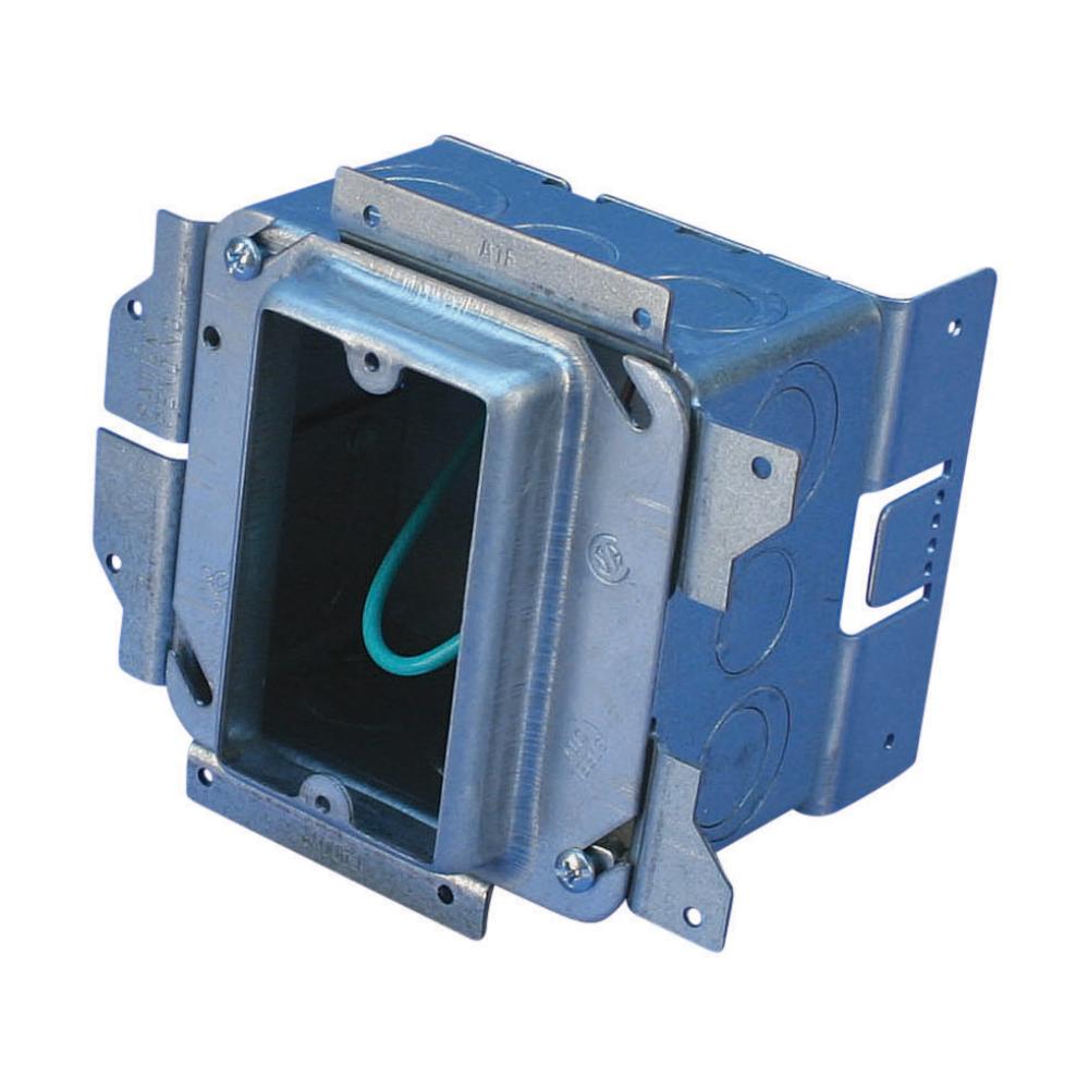BOX,STUD,MOUNT SINGLE GANG 3/4 MUD RING