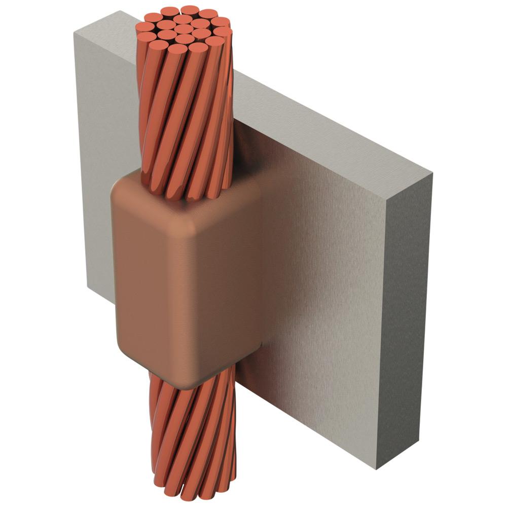 MOLD,CABLE TO VERT STL,VERT THRU OFF SURFACE