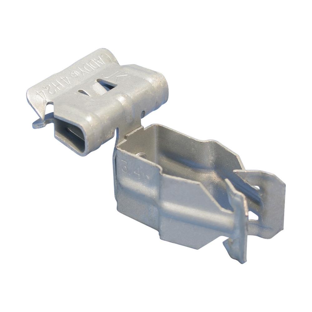 CONDUIT CLIP,1/2 FLANGE 1/8-1/4 SIDE MOUNT