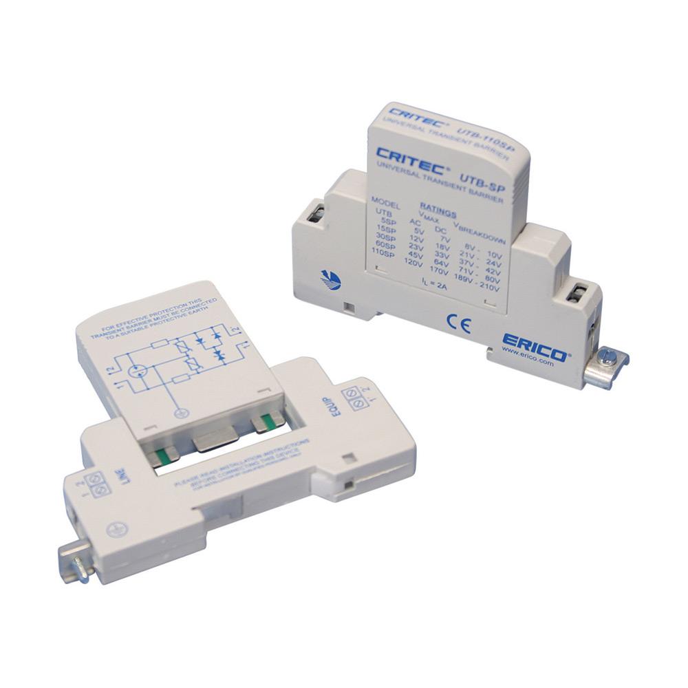 UTB, 1PAIR, PLUGABLE, 110V, 2A, 20kA