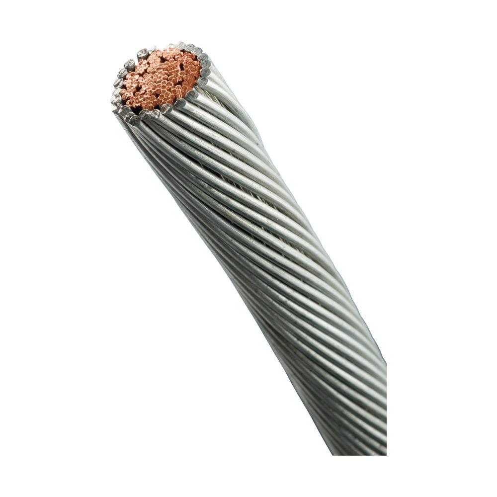 COMPOSITE CABLE, CU & GAL STEEL,200FT REEL, 4/0
