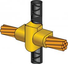 ERICO RCE531H - MOLD,CABLE TO REBAR,VERT X HORZ CABLE