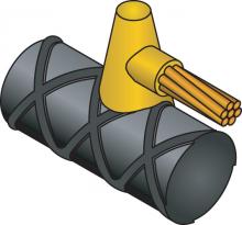 ERICO RRA521D - MOLD,CABLE TO REBAR,HORZ PARALLEL CABLE TAP