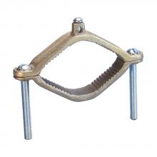 ERICO CWP3J - CLAMP,BRZ,2-1/2IN to 4IN WATER PIPE,#10 SOL-#4 S
