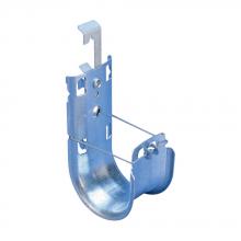 ERICO CAT32HP6Z34 - 2 IN J-HOOK TO 3/8 IN THRD ROD FLANGE CLIP