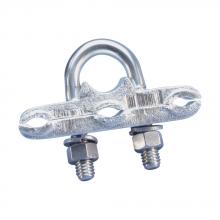 ERICO GC065TH - GRD ROD CLAMP 5/8-3/4, 2/0SOL-250MCM, 3HOLE,TINN