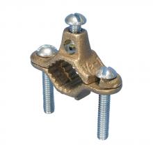 ERICO CWP1JJ - CLAMP,BRZ,1/2IN-1IN WATER PIPE,#10 SOL-#4 STR