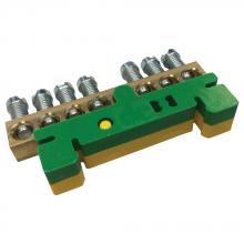 ERICO 568678 - Earthing & Neutral Busbar 7 Outputs G/Y support