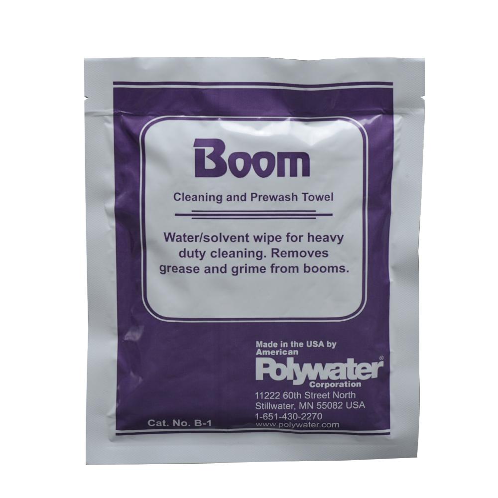 Prewash Wipe for Boom Maintenance