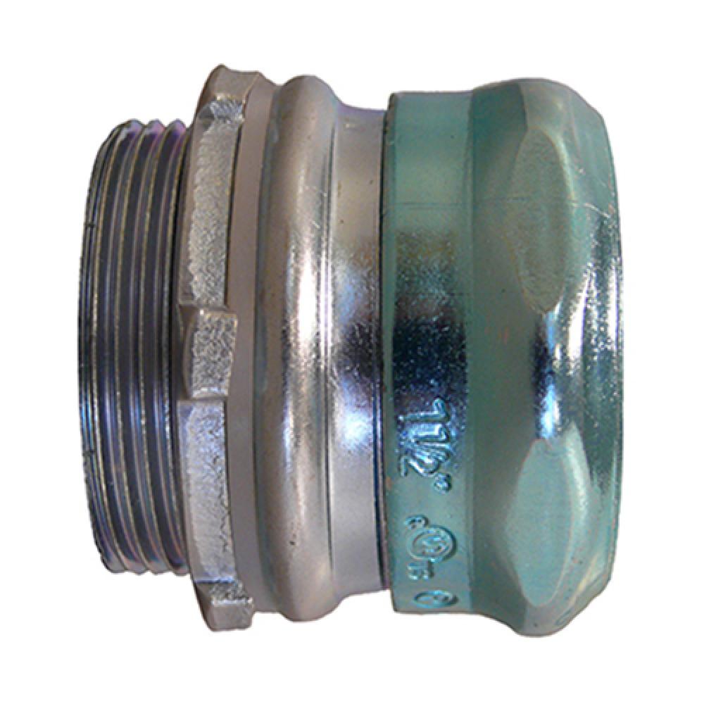 1/2 IN RT EMT CONN GREEN NUT