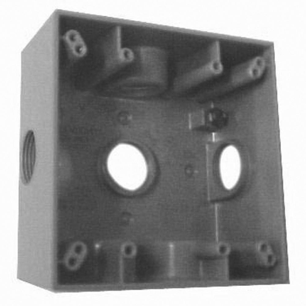 2 GANG BOX 6 1/2 IN HUBS XTYPE