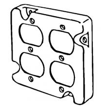 APPOZGCOMM 8492N - 4-11/16 SQ CVR 2 DPLX RCPT NEC