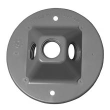 APPOZGCOMM WCR350WNM - 1/2 3HL RND LAMP HLDR CVR WHT