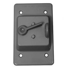 APPOZGCOMM WCT1WNM - 1G TOGGLE COVER WHITE PVC