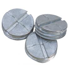 APPOZGCOMM WPLG504 - 1/2 IN CLOSE UP PLUGS BAG OF 4 GRY