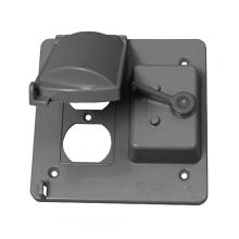 APPOZGCOMM WVTGGDT - 2G DUPLEX/TOGGLE CVR GREY PVC
