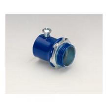 Bridgeport Fittings 231-SBLU - 3/4" BLUE S.S. EMT CONNECTOR