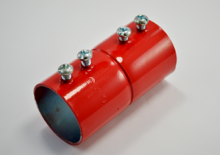 Bridgeport Fittings 244-SR - 1-1/2" RED S.S. EMT COUPLING