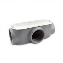 Bridgeport Fittings T-50CG - 4" T W/CVR AND GAS COND BDY