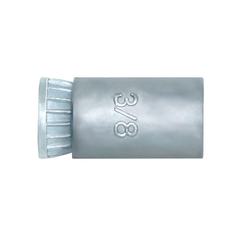 MACHINE SCREW ANCHOR, 1/4"-20, LEAD ZAMAC#3