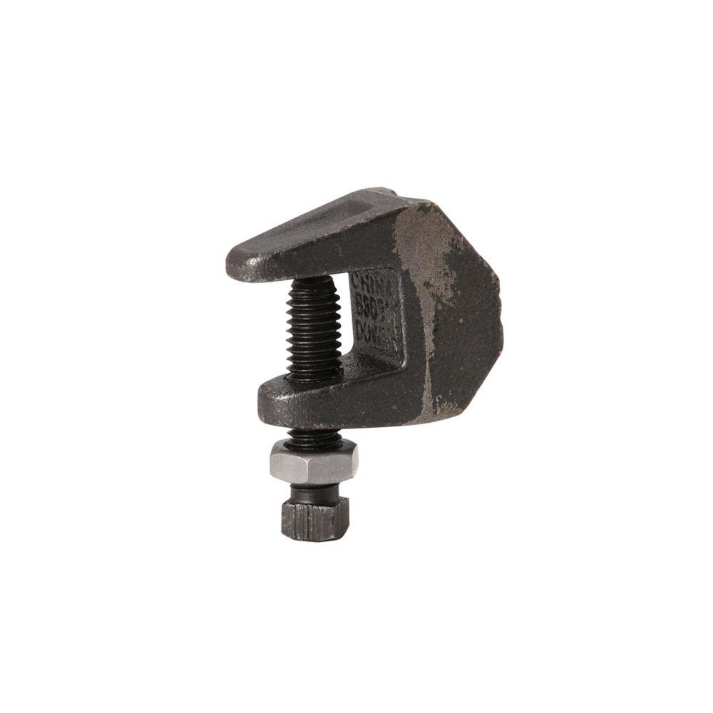 LIGHT DUTY MALLEABLE C-CLAMP, ZN PLTD