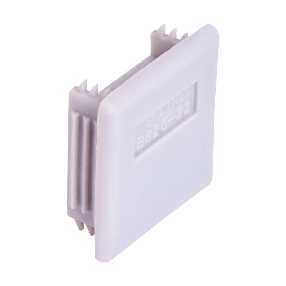 PLASTIC END CAP  1 5/8" X 1 5/8" CHNL, G