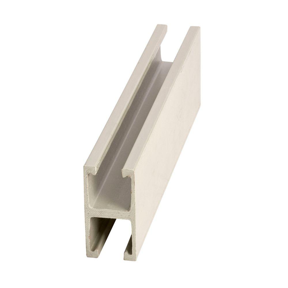 1 5/8" X 1 5/8" FIBERGLASS CHNL, 240"