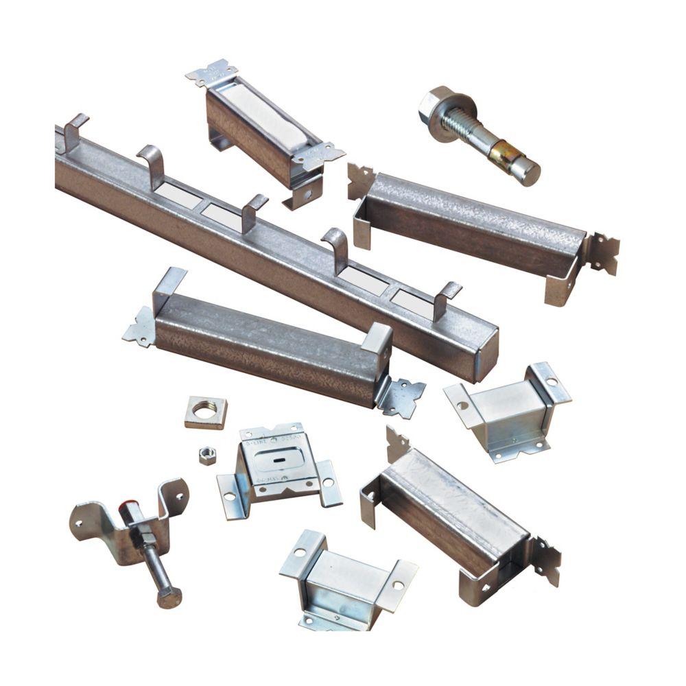 ROD ATCH CONCRETE PLT, 1"-8, PLN