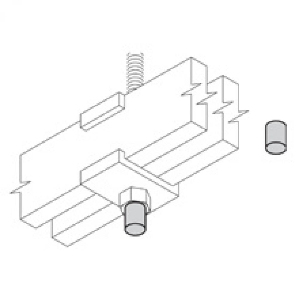 THREADED ROD END CAP, 5/8-IN.-11, YELLOW POLYETH