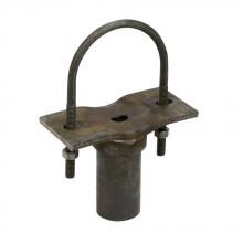Eaton B-Line B3090-16PLN - PIPE SPT W/ U-BOLT, 16", PLN