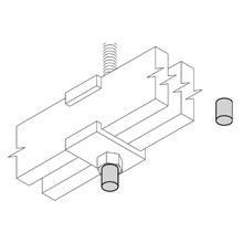 Eaton B-Line SB300B - THREADED ROD END CAP, 3/8-IN.-16, YELLOW POLYETH
