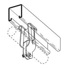 Eaton B-Line B2070ZN - 3/8-IN. - PARALLEL PIPE CLAMP, 3/8-IN., ZINC PLA