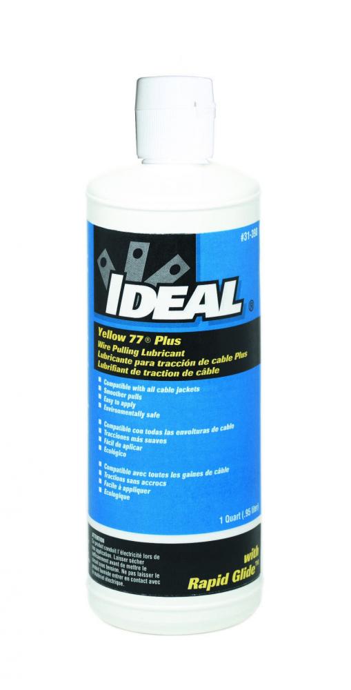 Yellow Lubricant,Ideal,TEFLON,1 Quat Squeeze BTL