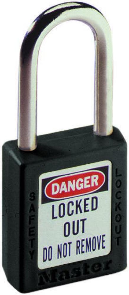 Padlock,Ideal,Lockout,Xenoy BDY Lock,BLK,1-1/2 I