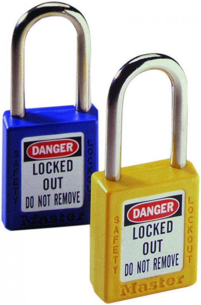 Padlock,Ideal,Lockout,Xenoy BDY Lock,YEL,1-1/2 I