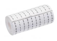 Ideal Industries 42-399 - Wire Marker Roll,Ideal,Polyester,LGND: 0-9,10/Bo