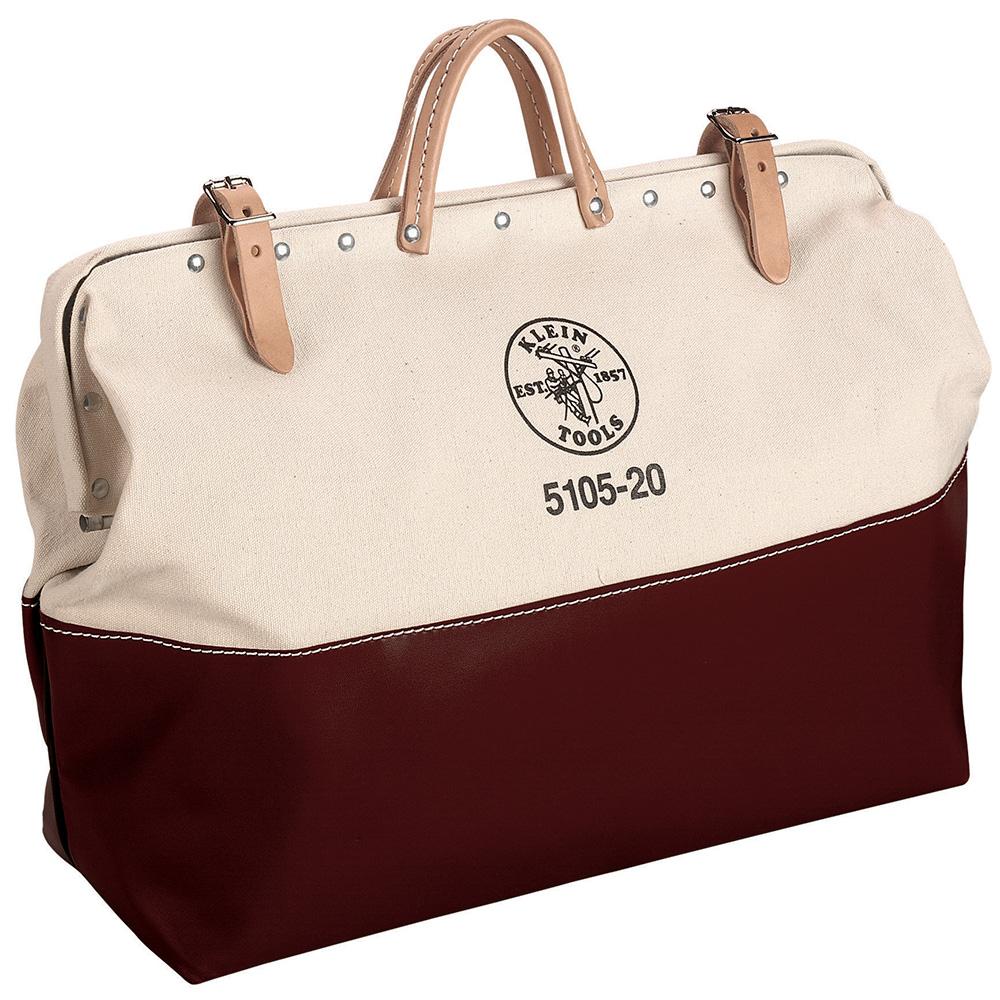 20" High-Bottom Canvas Tool Bag