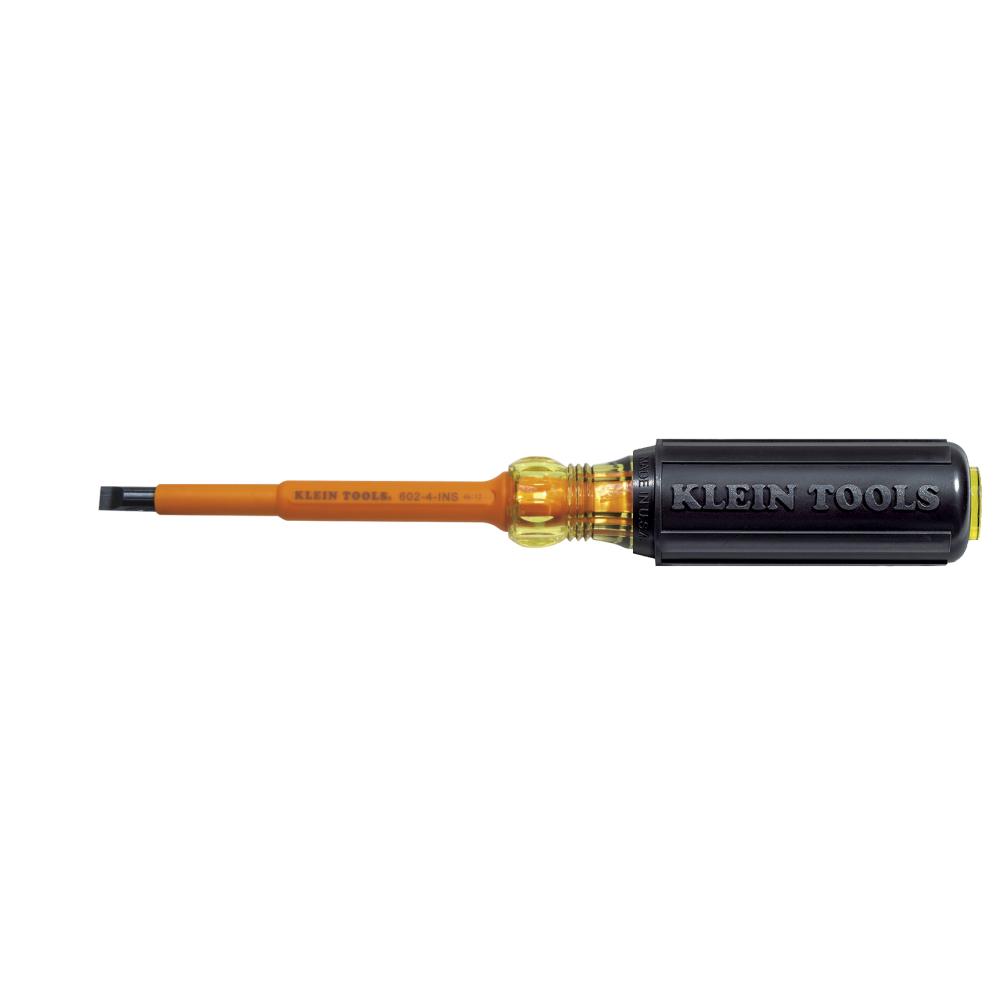 Screwdriver, Insulated, 1/4" Cab 4"