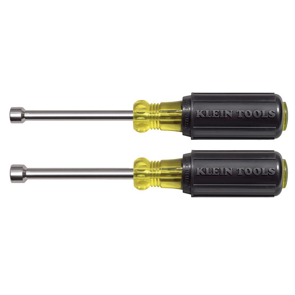 Magnetic Nut Driver, 3" Shank 2 Pc