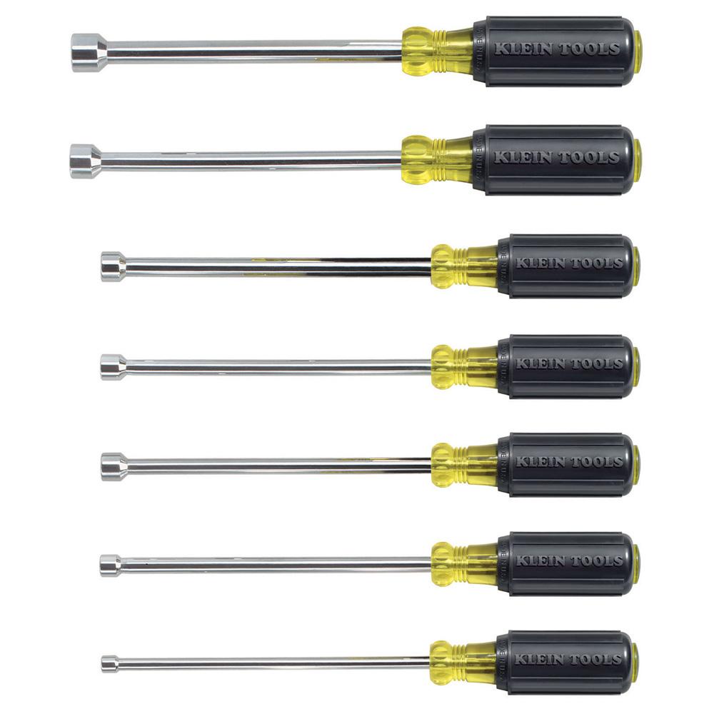 7 Piece Nut Driver Set 6" Shafts