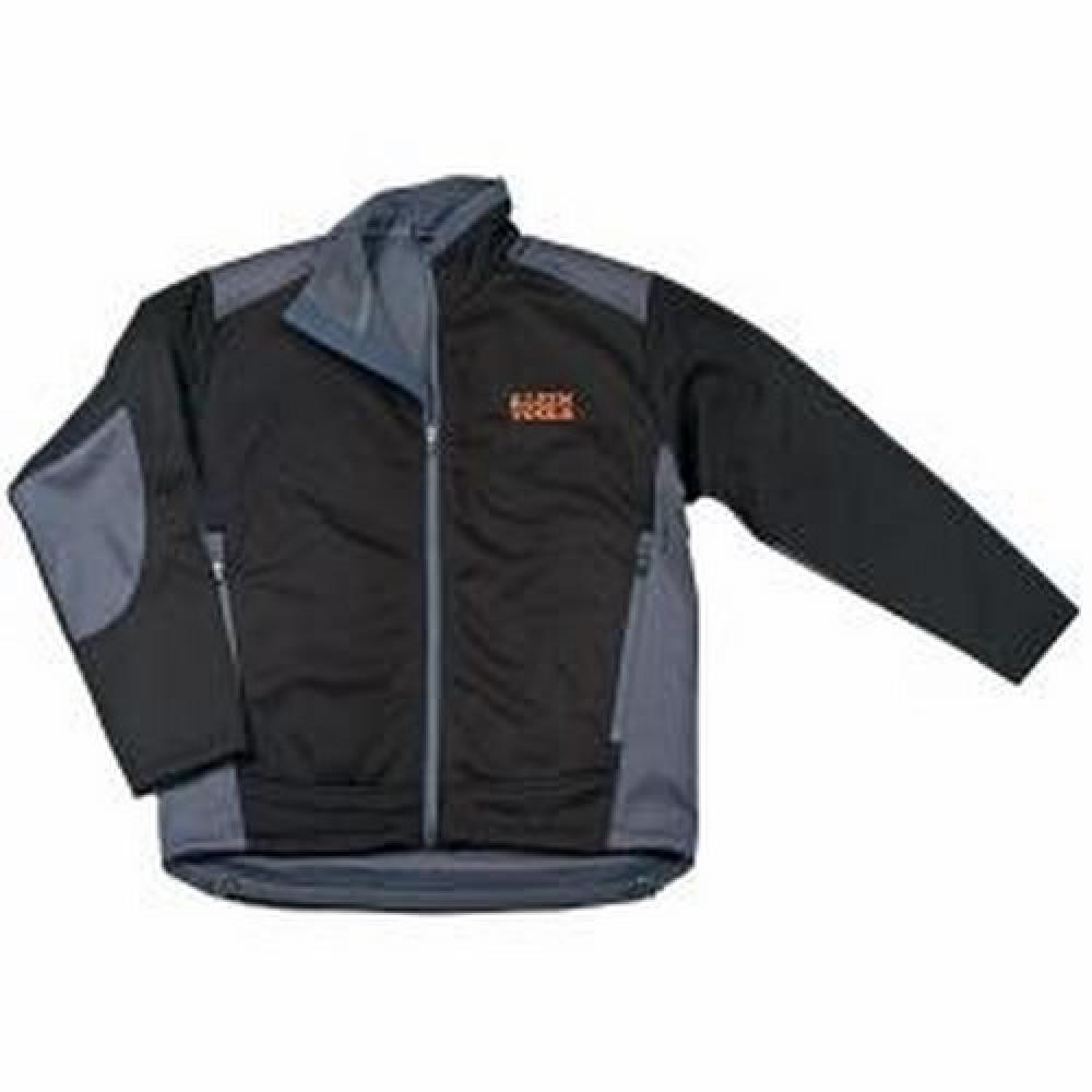 Klein Tools Soft Shell Jacket - Black & Grey - Large