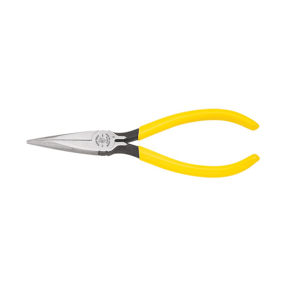 6" Stnrd Long Nose Pliers w/Spring