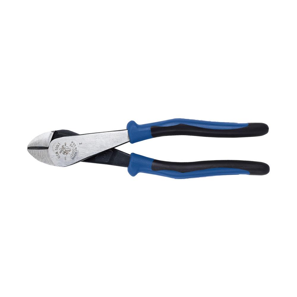 HD Pliers, Diag Cut, Angle Head, 8"
