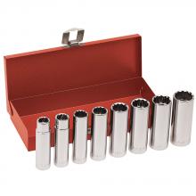 Klein Tools 65514 - 1/2" Drive Socket Wrench Set, 8 Pc