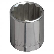 Klein Tools 65704 - 5/8" Std 12-Pt. Socket, 3/8" Drive