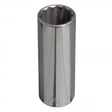 Klein Tools 65825 - 1/2" Deep 12-Pt. Socket, 1/2" Drive